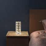 Twenve Nordic Crystal Lamp – USB Rechargeable Touch Dimming Diamond Table Lamp & Night Light