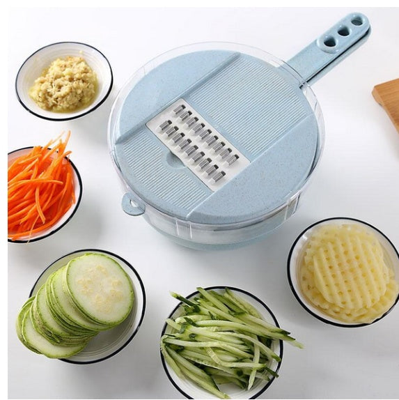 Twenve 8 in 1 Mandoline Slicer – Multifunctional Vegetable Cutter, Grater, Potato Peeler & Kitchen Accessories