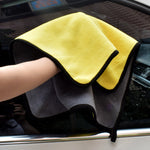 Twenve Two-Color Double-Sided Car Cleaning Towel – Dual-Use Microfiber Car Wash Cloth