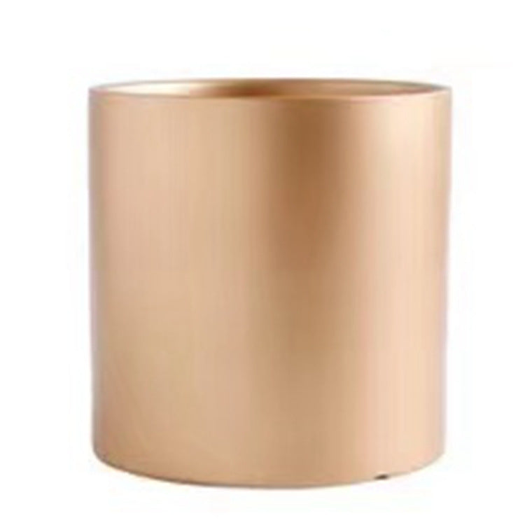 Twenve Nordic Industrial Ceramic Flowerpot – Colorful Succulent Planter with Drainage Hole