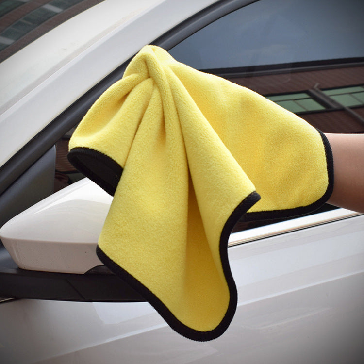 Twenve Two-Color Double-Sided Car Cleaning Towel – Dual-Use Microfiber Car Wash Cloth