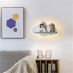 Twenve Simple & Creative Children’s Cloud LED Light – Modern Iron Lampshade Wall & Ceiling Lamp