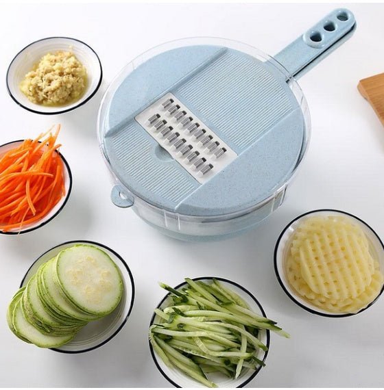 Twenve 8 in 1 Mandoline Slicer – Multifunctional Vegetable Cutter, Grater, Potato Peeler & Kitchen Accessories