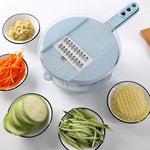 Twenve 8 in 1 Mandoline Slicer – Multifunctional Vegetable Cutter, Grater, Potato Peeler & Kitchen Accessories