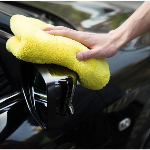 Twenve Two-Color Double-Sided Car Cleaning Towel – Dual-Use Microfiber Car Wash Cloth
