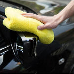 Twenve Two-Color Double-Sided Car Cleaning Towel – Dual-Use Microfiber Car Wash Cloth