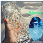 Twenve Nordic Crystal Lamp – USB Rechargeable Touch Dimming Diamond Table Lamp & Night Light