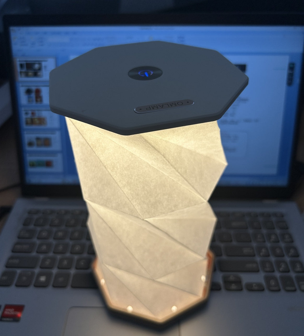 Twenve Wireless Rechargeable Rotating Book Light – Creative Folding LED Lamp