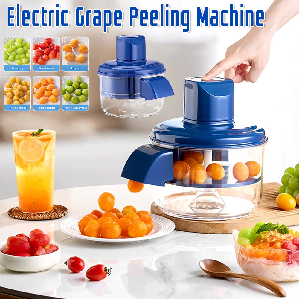 Twenve Automatic Electric Grape Peeler – Rechargeable Fruit Peeling Machine, Hands-Free Kitchen Gadget